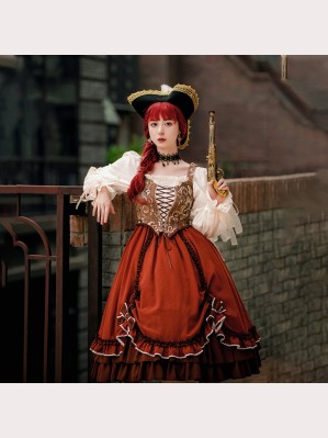 Dress Theatre Juliet Classic Lolita Style Dress OP by Withpuji (WJ105)